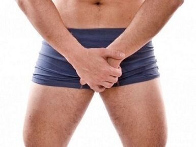 Dolore nella zona genitale e nei testicoli nella forma non infiammatoria della prostatite